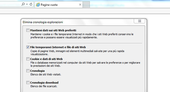 Come si svuota la cache? Perchè i browser web la utilizzano?