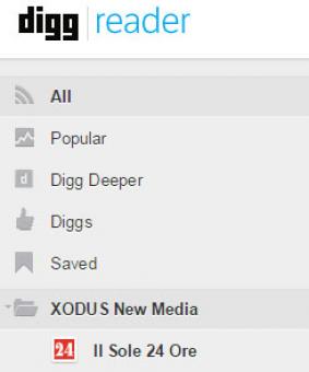 Digg Reader: leggi e gestisci i tuoi feed RSS, anche su Mobile